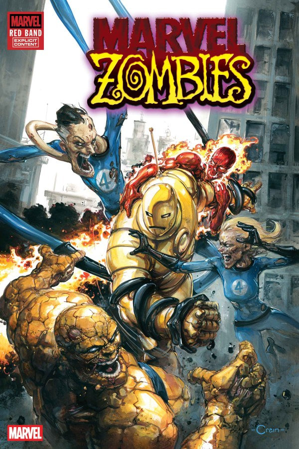 Marvel Zombies: Red Band #1 Clayton Crain Variant Polybagged (Pre-Order 9/17/25)