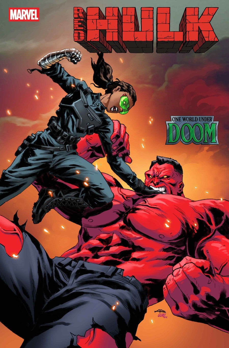Red Hulk #8 Anand Ramcheron Variant (Pre-Order 9/10/25)