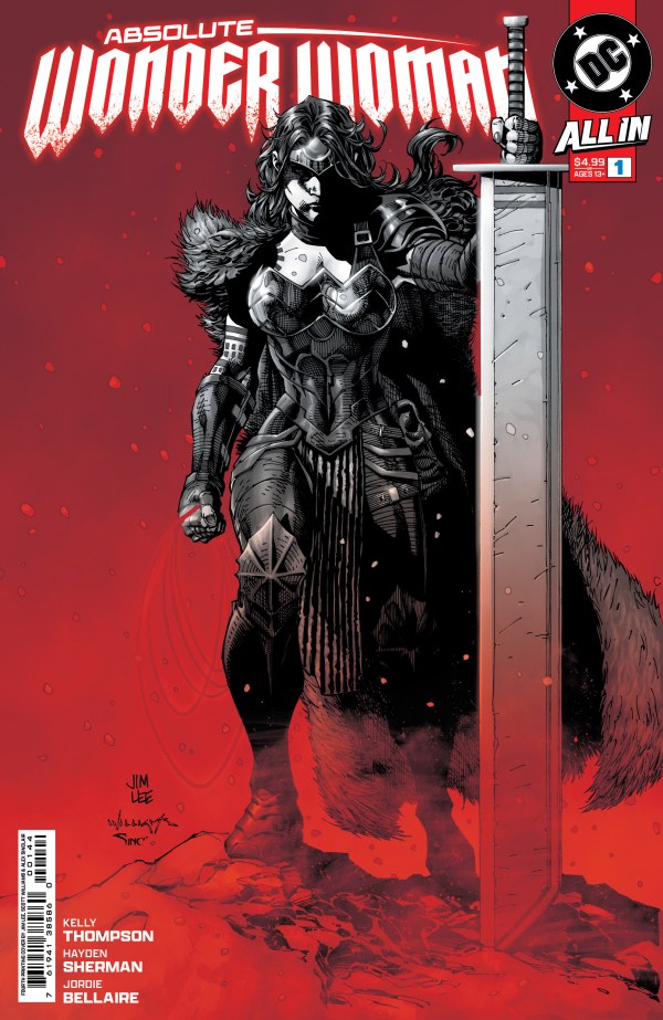 Absolute Wonder Woman #1 Fourth Printing Cover A Jim Lee