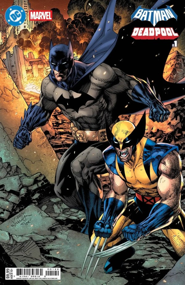 DC / Marvel: Batman / Deadpool #1 Cvr K Jim Lee Batman/Wolverine (Pre-Order 11/19/25)