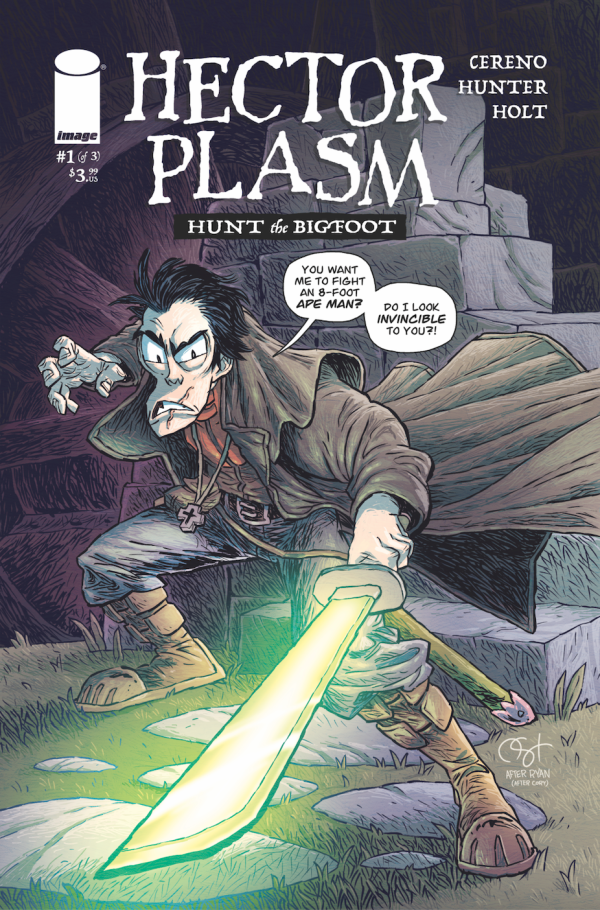 Hector Plasm: Hunt the Bigfoot #1 Cvr B Derek Hunter (Pre-Order 10/15/25)