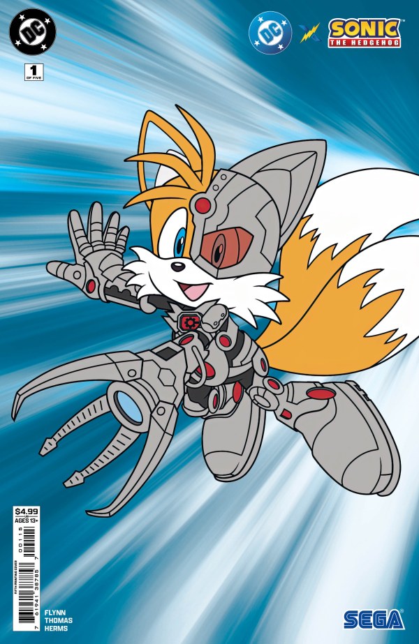 DC x Sonic the HedgeHog #1 Fifth Print Pablo M. Collar