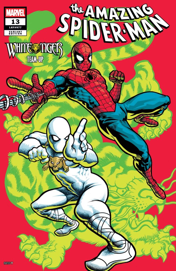 The Amazing Spider-Man #13 J. Gonzo White Tiger Team-Up Variant