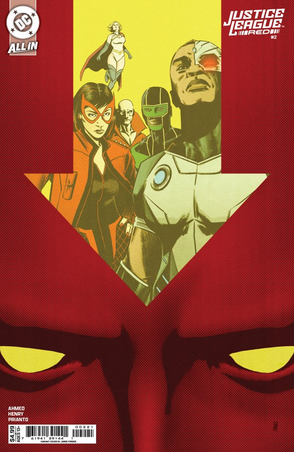 Justice League Red #2 Cvr B Jorge Fornes (Pre-Order 9/17/25)