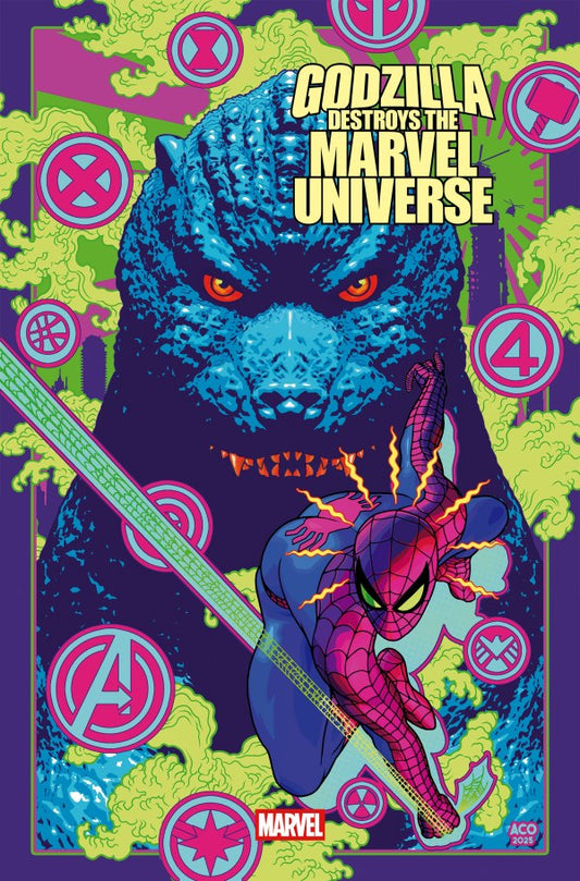 Godzilla Destroys the Marvel Universe #4 ACO Variant (Pre-Order 10/15/25)