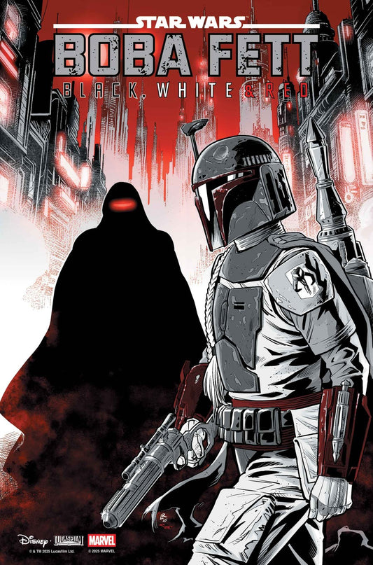 Star Wars: Boba Fett – Black, White & Red #4 Luke Ross Variant (Pre-Order 12/31/25)