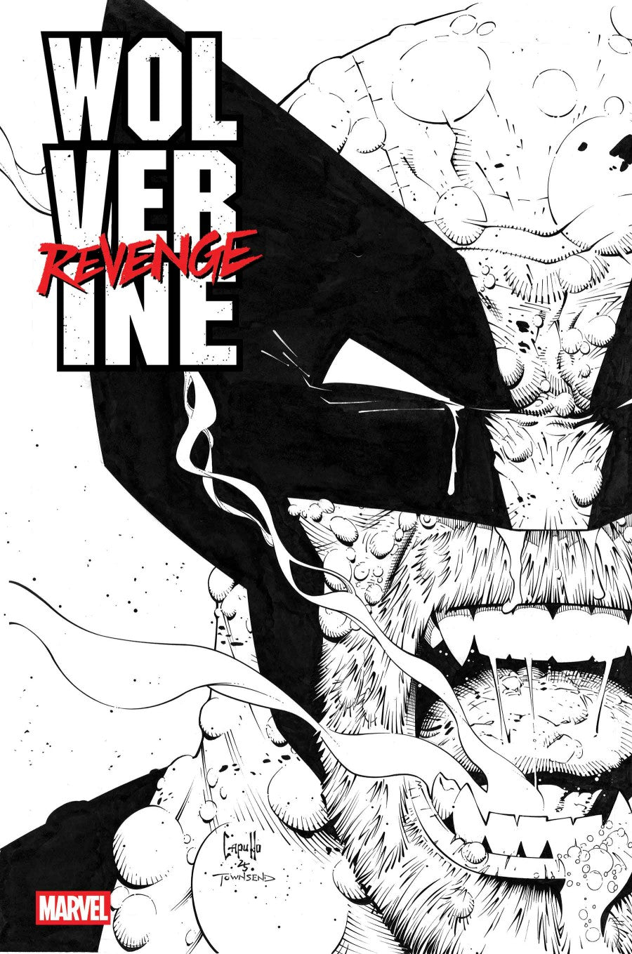 Wolverine: Revenge – Red Band Raw: Black & White Edition #4 [Polybagged] (Pre-Order 10/15/25)