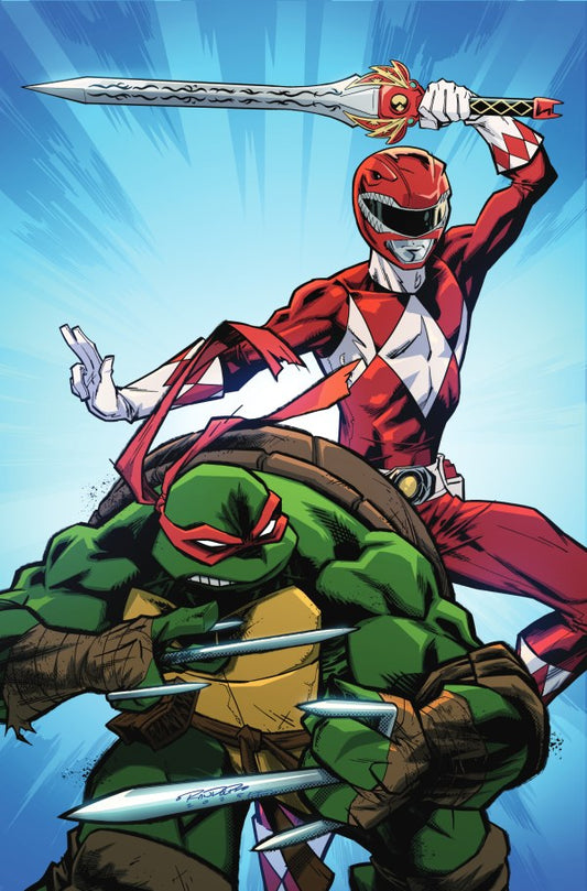 Mighty Morphin Power Rangers / Teenage Mutant Ninja Turtles III #2 Cover N 1:5 Khary Randolph Foil Virgin Variant (Pre-Order 9/24/25)