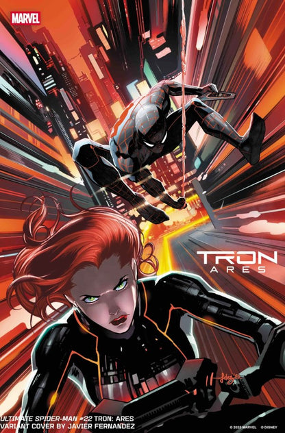 Ultimate Spider-Man #22 Javier Fernández Tron: Ares Variant (Pre-Order 10/22/25)