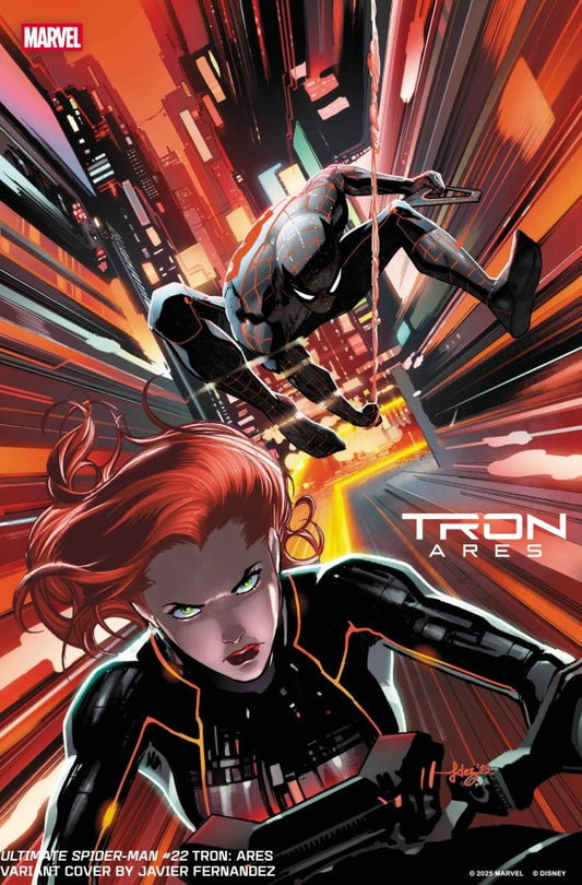 Ultimate Spider-Man #22 Javier Fernández Tron: Ares Variant (Pre-Order 10/22/25)