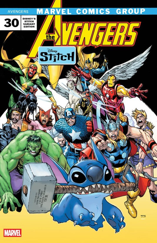 The Avengers #30 Humberto Ramos Disney Stitch Variant (Pre-Order 9/3/25)