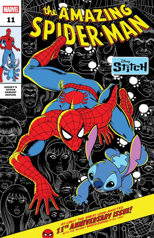 The Amazing Spider-Man #11 Luciano Vecchio Disney Stitch Variant (Pre-Order 9/3/25)