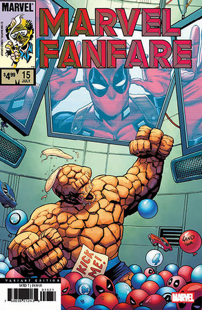 Marvel Fanfare #15 Facsimile Greg Land April Pools Var