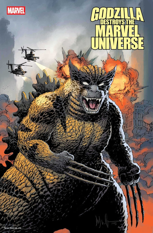 Godzilla Destroys the Marvel Universe #4 Dave Wachter Marvelized Wolverine-Zilla Variant (Pre-Order 10/15/25)