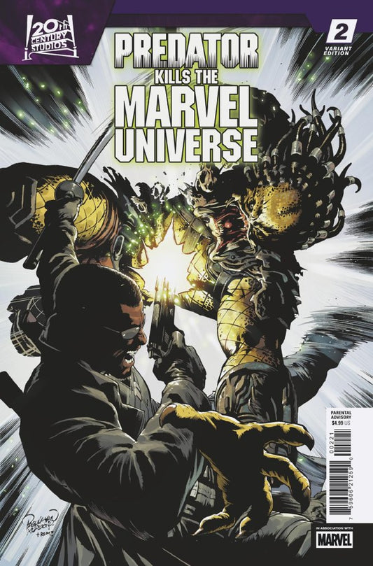 Predator Kills the Marvel Universe #2 Carlo Pagulayan Hunting the Hunters Var