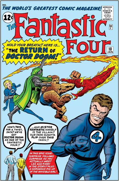 Fantastic Four #10 Facsimile Edition 2025 (Pre-Order 10/08/25)