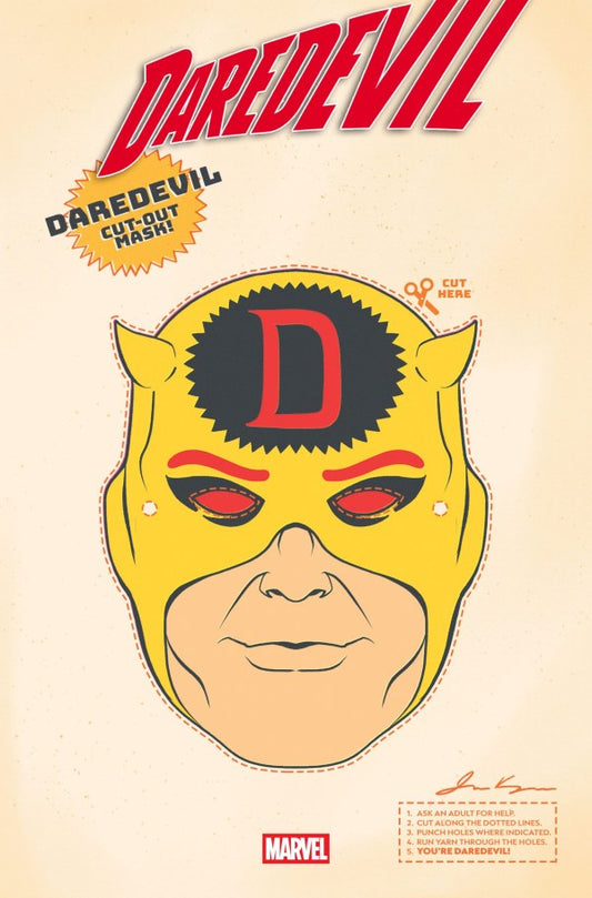 Daredevil #25 James Kerigan Retro Halloween Mask Variant (Pre-Order 9/24/25)