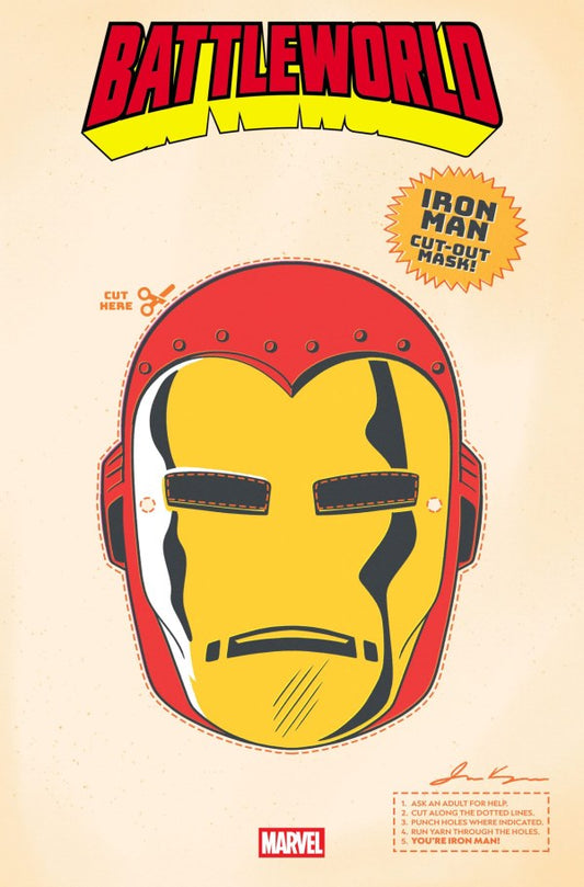 Battleworld #1 James Kerigan Retro Halloween Mask Variant (Pre-Order 9/24/25)