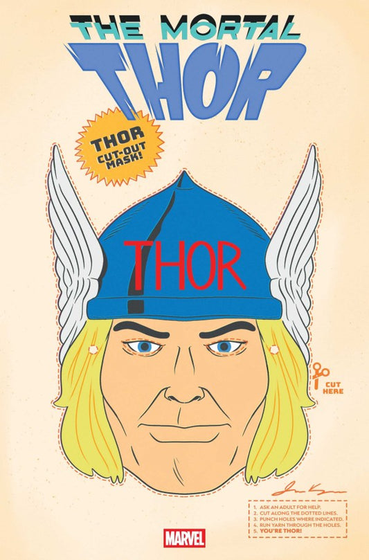 The Mortal Thor #2 James Kerigan Retro Halloween Mask Variant (Pre-Order 9/24/25)