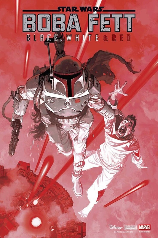 Star Wars: Boba Fett – Black, White & Red #1 Josemaria Casanovas Variant (Pre-Order 9/17/25)
