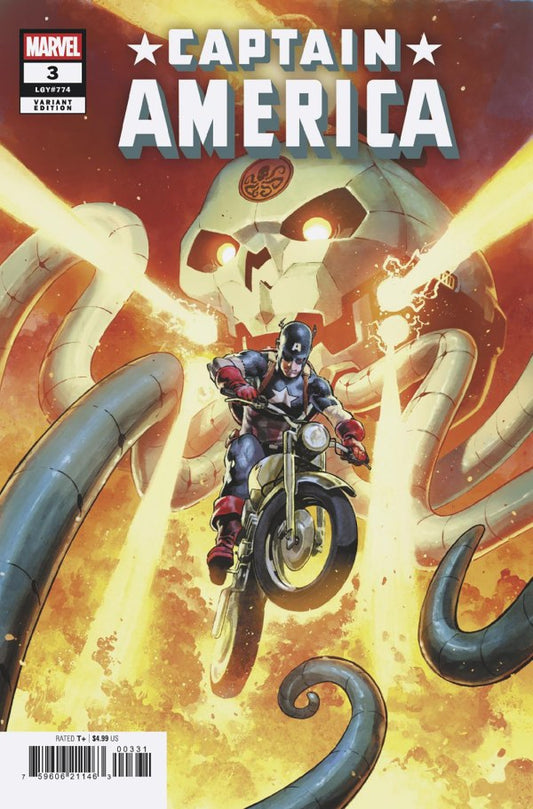 Captain America #3 Jerome Opeña Variant (Pre-Order 9/10/25)