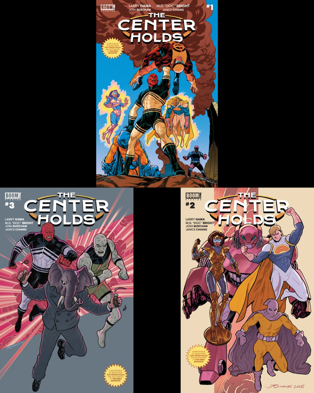 The Center Holds #1-3 Main Cover Bundle