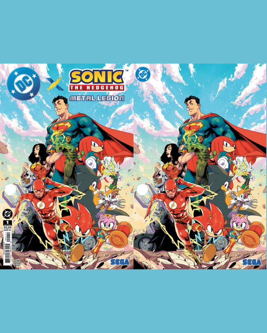 DC x Sonic the Hedgehog: The Metal Legion #1 Trade Dress & Foil Bundle