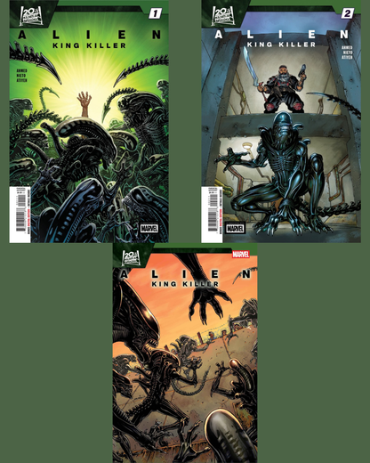 Alien: King Killer Issues #1 #2 #3 Main Cover Bundle