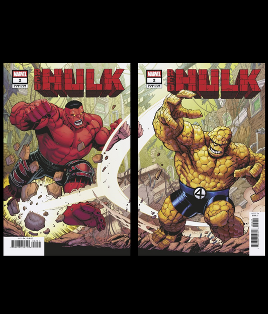 Red Hulk #2 Red Hulk & The Thing Connecting Cards