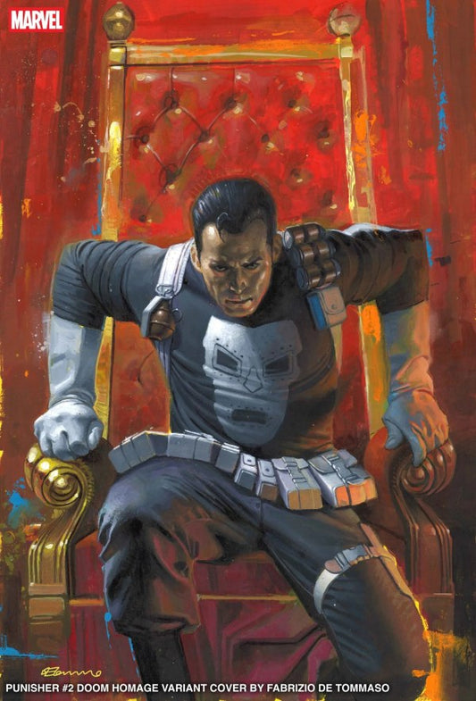 Punisher #2 Fabrizio De Tommaso Doom Homage Variant (Pre-Order 03/25/2026)
