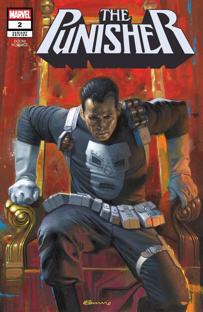 Punisher #2 Fabrizio De Tommaso Doom Homage Variant