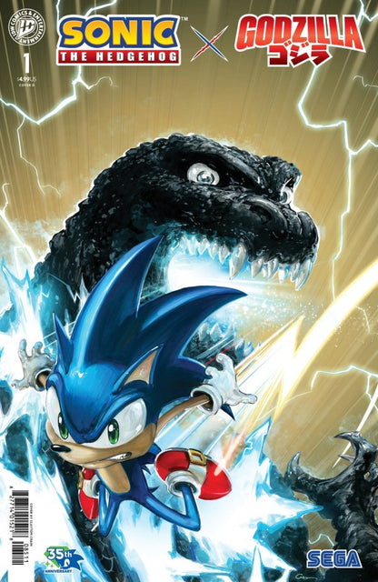Sonic The Hedgehog X Godzilla #1 Variant D (Crain) (Pre-Order 07/15/2026)