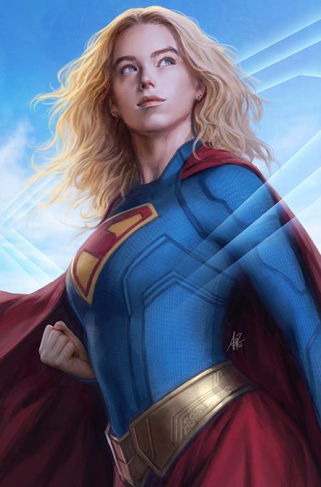 Superman #39 Cvr E Stanley Artgerm Lau Supergirl Movie Card Stock Var (The Reign Of The Superboys) (Pre-Order 6/24/2026)