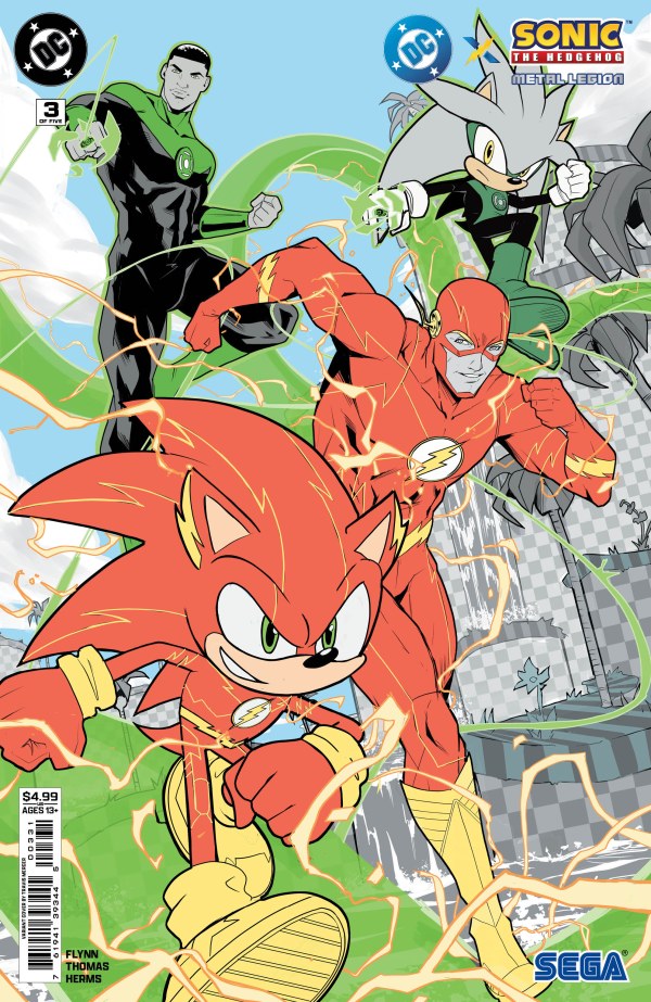 Dc X Sonic The Hedgehog The Metal Legion #3 (Of 5) Cvr C Travis Mercer Card Stock Var (Pre-Order 7/1/2026)