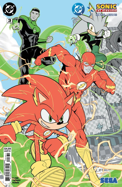 Dc X Sonic The Hedgehog The Metal Legion #3 (Of 5) Cvr C Travis Mercer Card Stock Var (Pre-Order 7/1/2026)