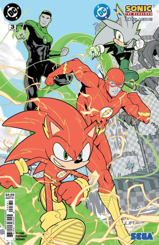 Dc X Sonic The Hedgehog The Metal Legion #3 (Of 5) Cvr C Travis Mercer Card Stock Var (Pre-Order 7/1/2026)