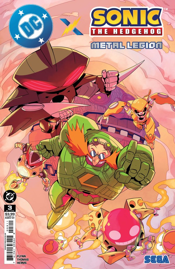 Dc X Sonic The Hedgehog The Metal Legion #3 (Of 5) Cvr A Pablo M Collar (Pre-Order 7/1/2026)
