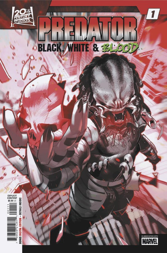 Predator: Black, White & Blood #1 Main Cover