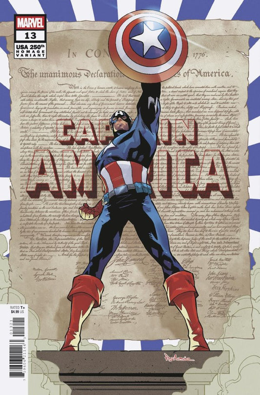 Captain America #13 Roge Antonio 250th Homage Variant (Pre-Order 07/15/2026)