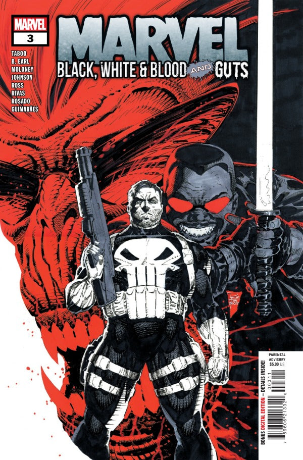 Marvel: Black, White & Blood and Guts #3 Main Cover
