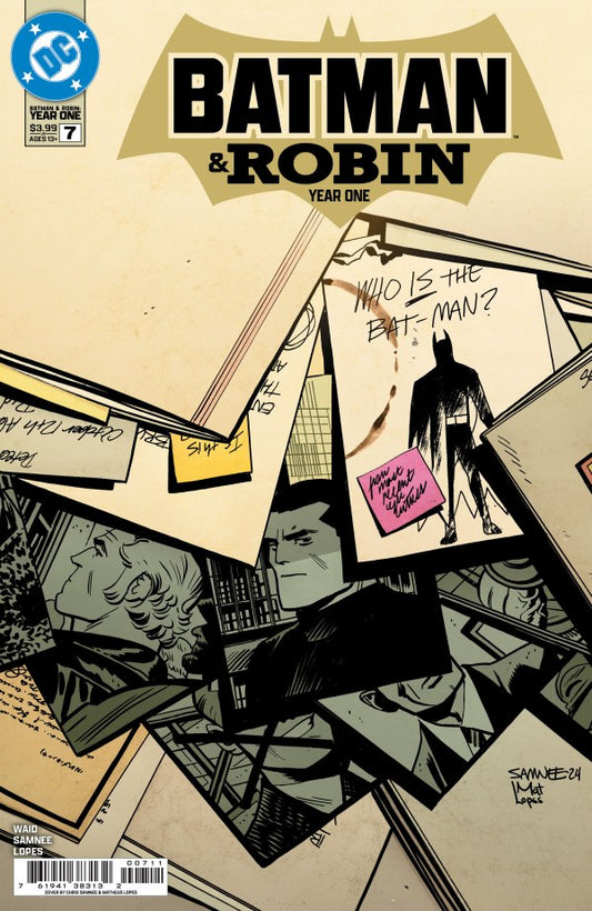 Batman and Robin: Year One #7 Cover A Chris Samnee
