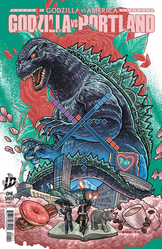 Godzilla vs. America: Portland Cover A Dewey (Pre-Order 03/11/2026)