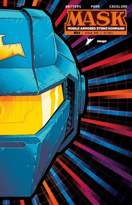 M.A.S.K. #1 Cover Q Andres Juarez Mask Die-Cut Foil (Pre-Order 6/10/2026)