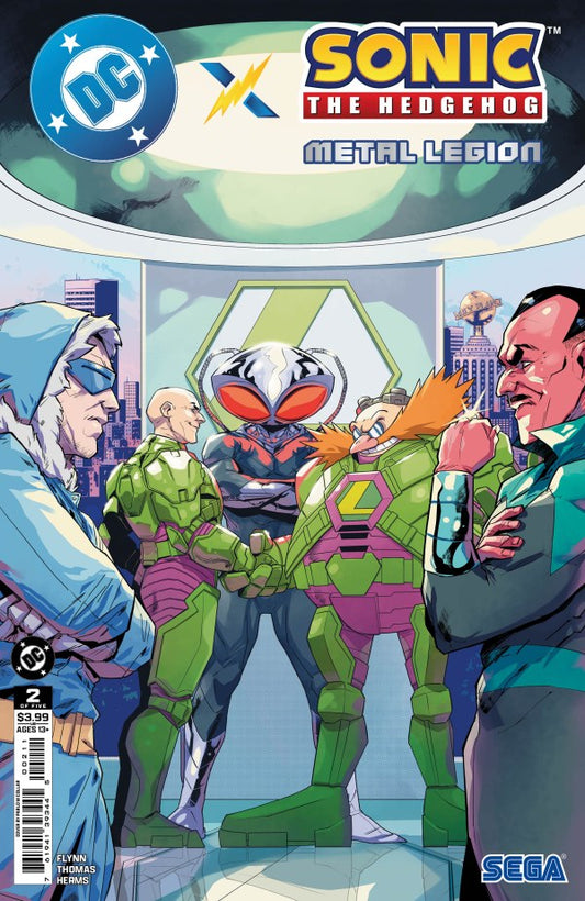 DC X Sonic The Hedgehog The Metal Legion #2 (Of 5) Cvr A Pablo M Collar (VF+)