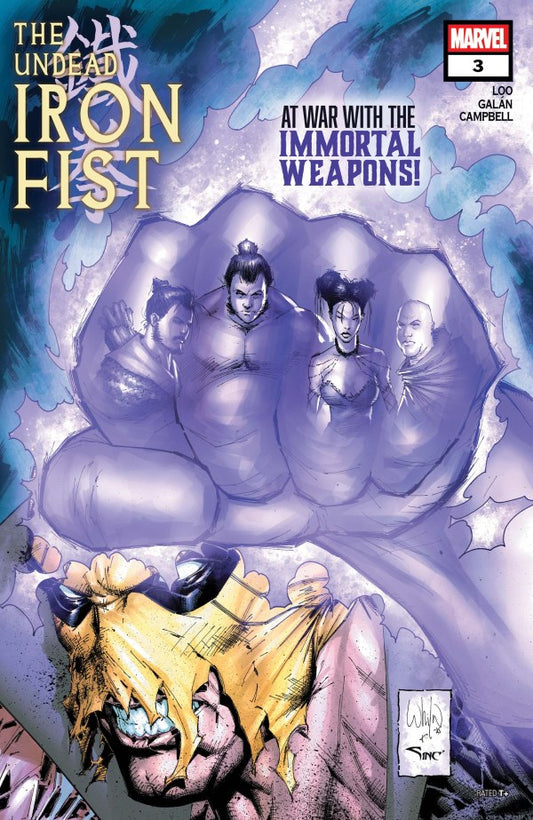 The Undead Iron Fist #3 Main Cover