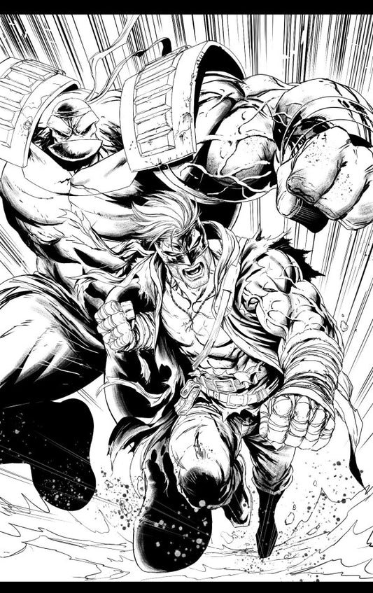 Final Boss #1 Cvr J Tyler Kirkham Youngblood Team Up B&W Virgin