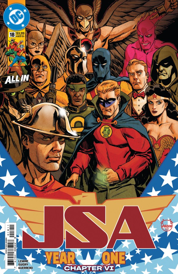 JSA #18 Cvr A Dave Johnson (Pre-Order 4/1/2026)
