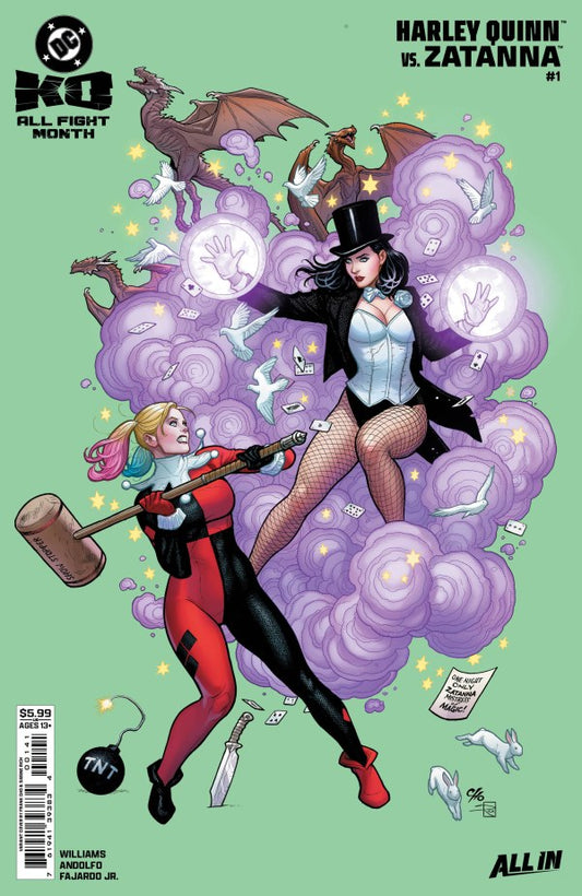 DC K.O. Harley Quinn vs Zatanna #1 Cvr B Frank Cho (Pre-Order 12/17/25)