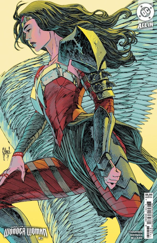 Absolute Wonder Woman #2 Second Printing Cover B Guillem March Card Stock (Pre-Order 1/22/2025)