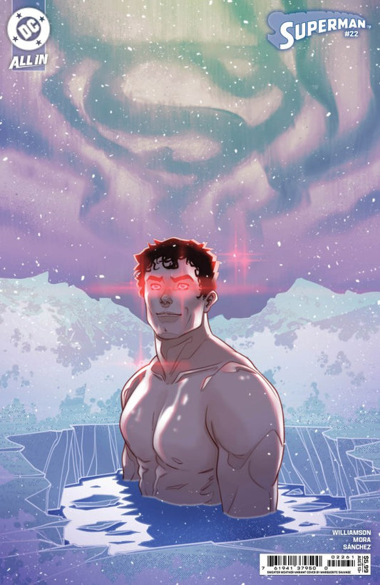 Superman #22 Cover E Marguerite Sauvage Sweater Weather Variant